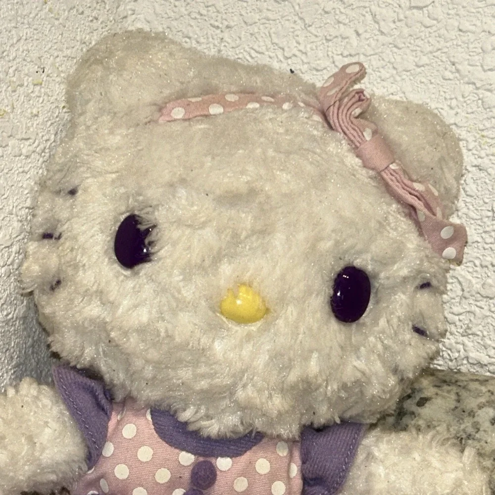 Hello Kitty Plush Dot Pattern Heisei‎ Retro Sanrio P1